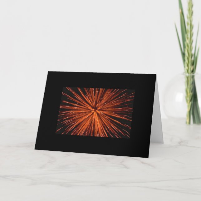 Fireworks Designer Greeting Card (Front)