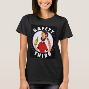 Fireworks Director 4th July Safety Third T-Shirt