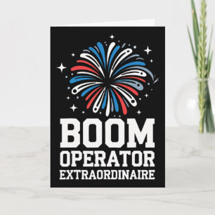 Fireworks Director Boom Operator Extraordinaire _3 Card