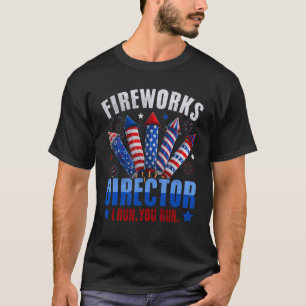 Fireworks Director Firecrackers 4th Of July Mens W T-Shirt