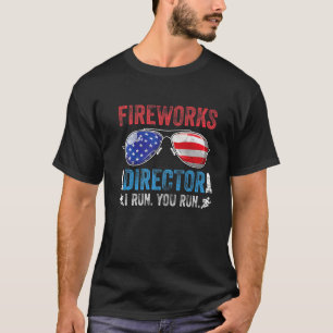 Fireworks Director Funny 4Th Of July Patriotic Ame T-Shirt