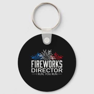 Fireworks Director Shirt 4th Of July Celebration G Key Ring