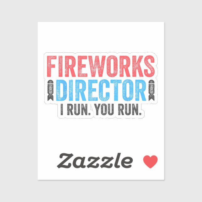 Fireworks Director T-Shirt 4th of July Shirt  (Sheet)