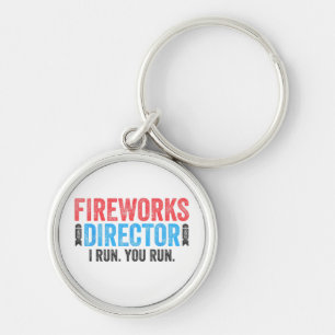 Fireworks Director T-Shirt 4th of July Shirt Key Ring