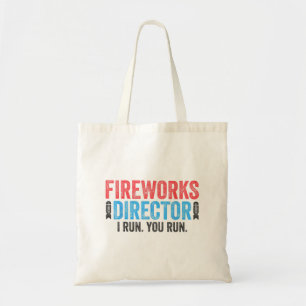 Fireworks Director T-Shirt 4th of July Shirt Tote Bag