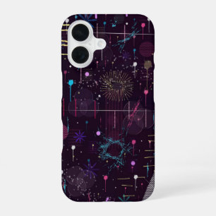 Fireworks Display: Abstract Art iPhone 16 Case