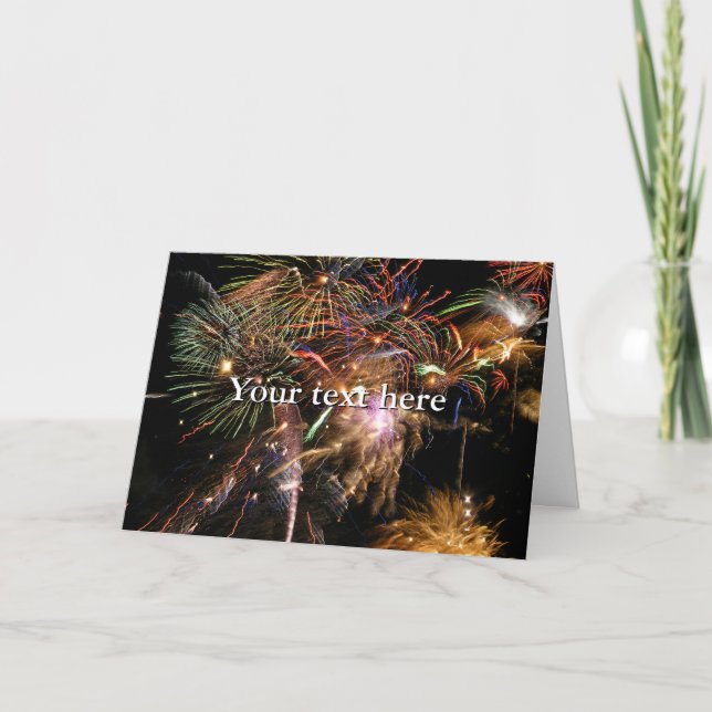 Fireworks Display Card (Front)