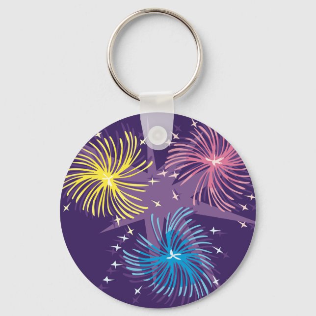 Fireworks Display Keychain (Front)