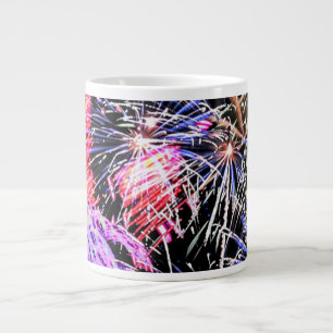 Fireworks Display Large Coffee Mug