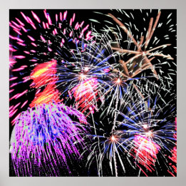 Fireworks Display Poster