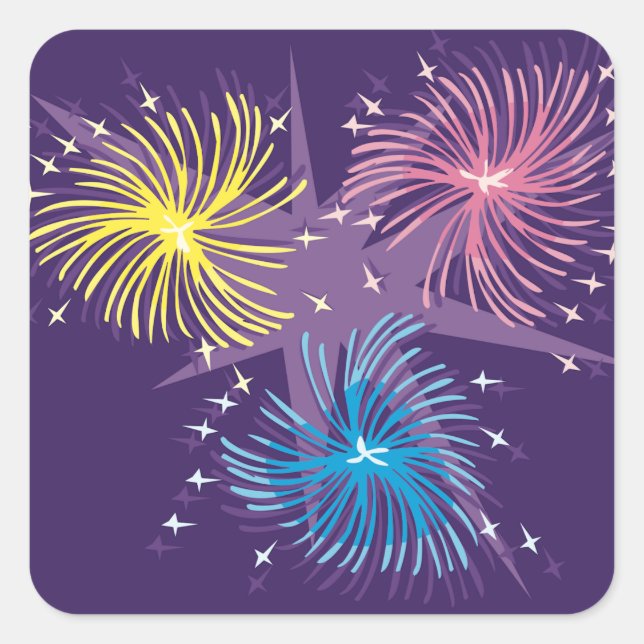 Fireworks Display Stickers (Front)