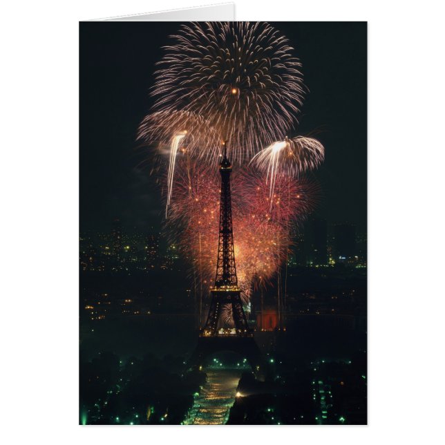 Fireworks, Eiffel Tower, Paris, France (Front)