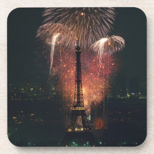 Fireworks, Eiffel Tower, Paris, France Coaster