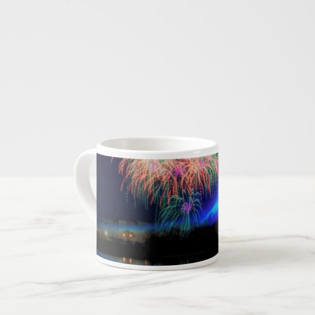 Fireworks Espresso Cup (Front Left)