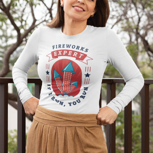Fireworks Expert Mum July 4th Independence USA T-Shirt