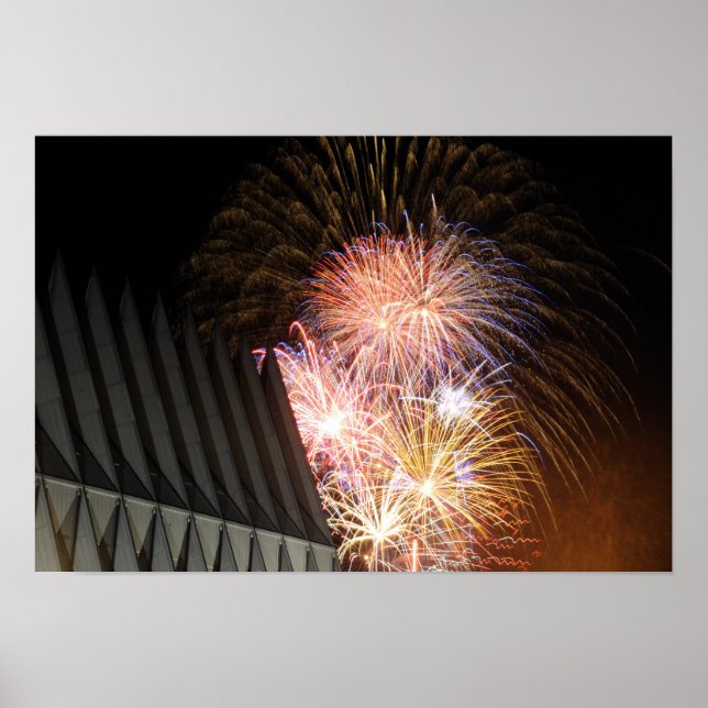 Fireworks explode poster (Front)