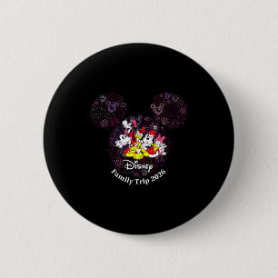 Fireworks Family Trip 2026 Valentines Day Vacatio 6 Cm Round Badge