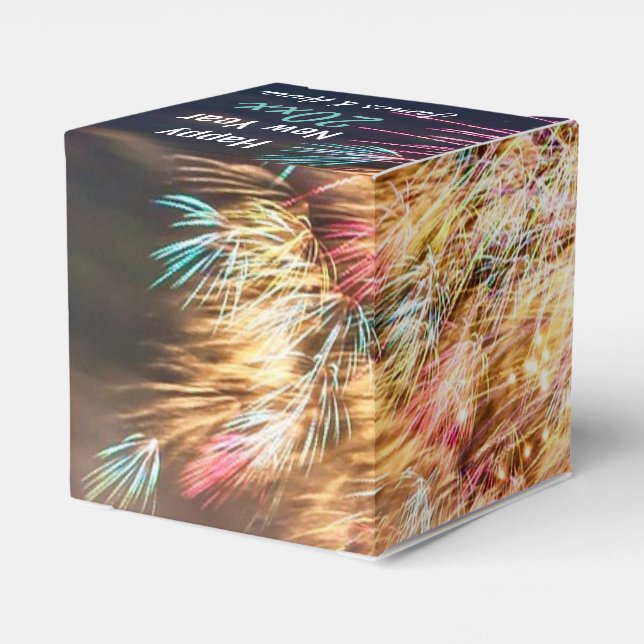 Fireworks Favour Box (Back Side)