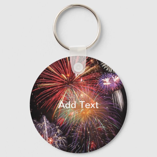 Fireworks Finale Key Ring (Front)