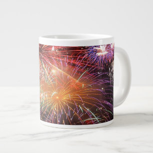 Fireworks Finale Large Coffee Mug