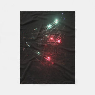 Fireworks Fleece Blanket