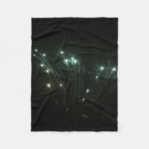 Fireworks Fleece Blanket