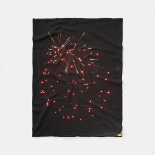 Fireworks Fleece Blanket