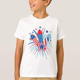 Fireworks for July 4th Kid's  T-Shirt