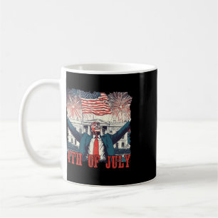Fireworks Funny Trump Patriotic American Happy 4th Coffee Mug
