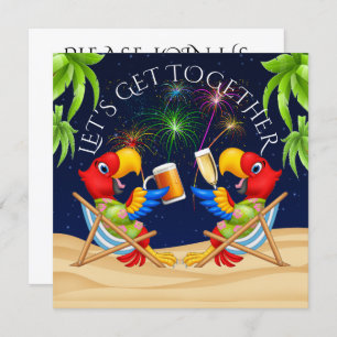 FIREWORKS Get Together Invitation