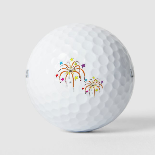 Fireworks Golf Balls (Front)