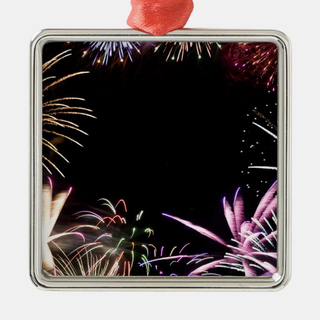Fireworks Grand Finale Metal Ornament (Front)