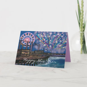 Fireworks Happy New Year Card
