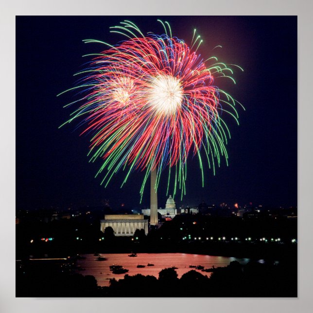 Fireworks in DC Poster (Front)
