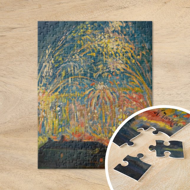 Fireworks in Nice | Nikolai Tarkhov Jigsaw Puzzle (Creator Uploaded)