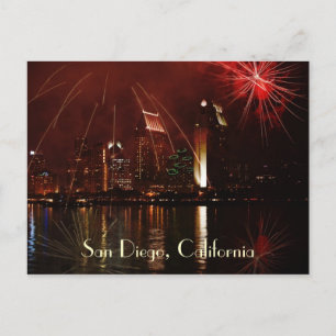 Fireworks in San Diego, California (USA) Postcard
