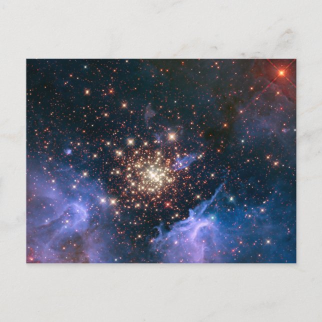 Fireworks in Space Postcard (Front)
