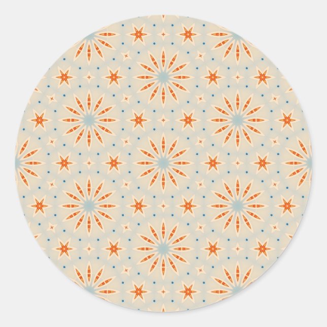 Fireworks-Inspired Pattern - Sticker (Front)