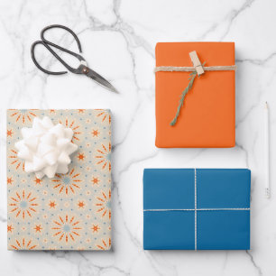 Fireworks-Inspired Pattern - Wrapping Paper Sheets