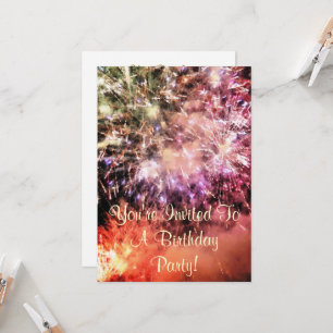 FIREWORKS INVITATION