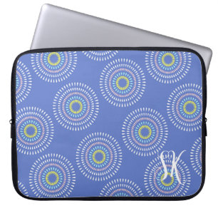 Fireworks Japanese Blue Laptop Sleeve