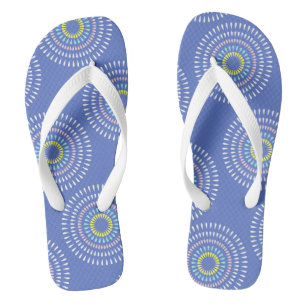 Fireworks Japanese Blue Thongs