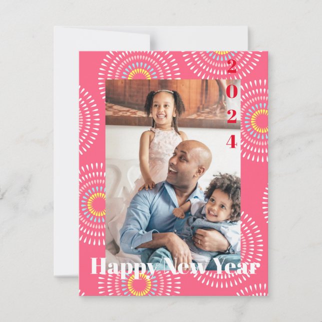 Fireworks Japanese Cherry Card (Front)