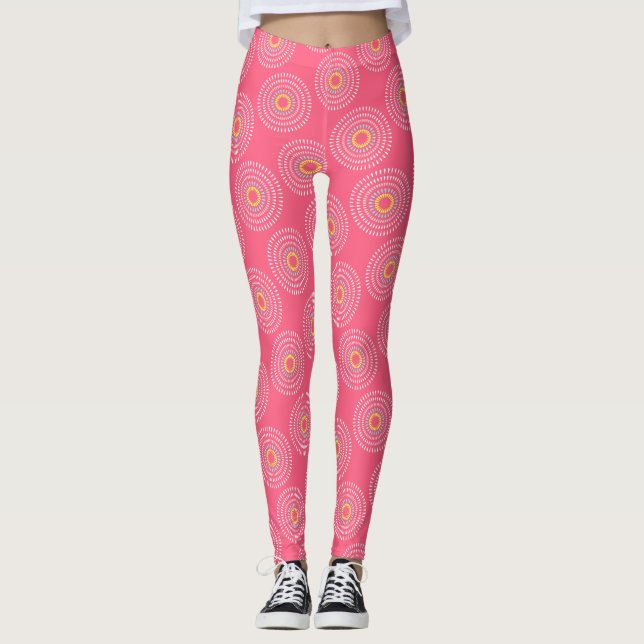 Fireworks Japanese Cherry Leggings (Front)