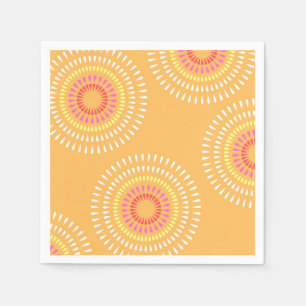 Fireworks Japanese Mustard Napkin
