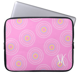 Fireworks Japanese Pink Laptop Sleeve