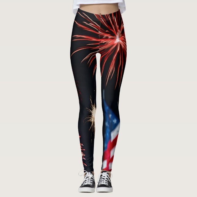 Fireworks Leggings (Front)