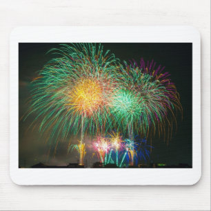Fireworks Light Japan Festival Mouse Pad