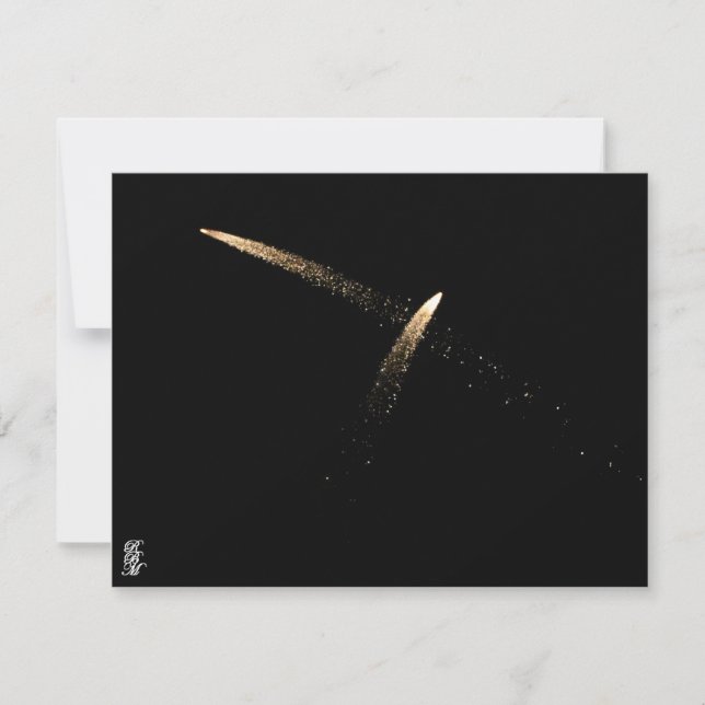 Fireworks like Shooting Stars Card (Front)