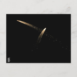Fireworks like Shooting Stars Postcard